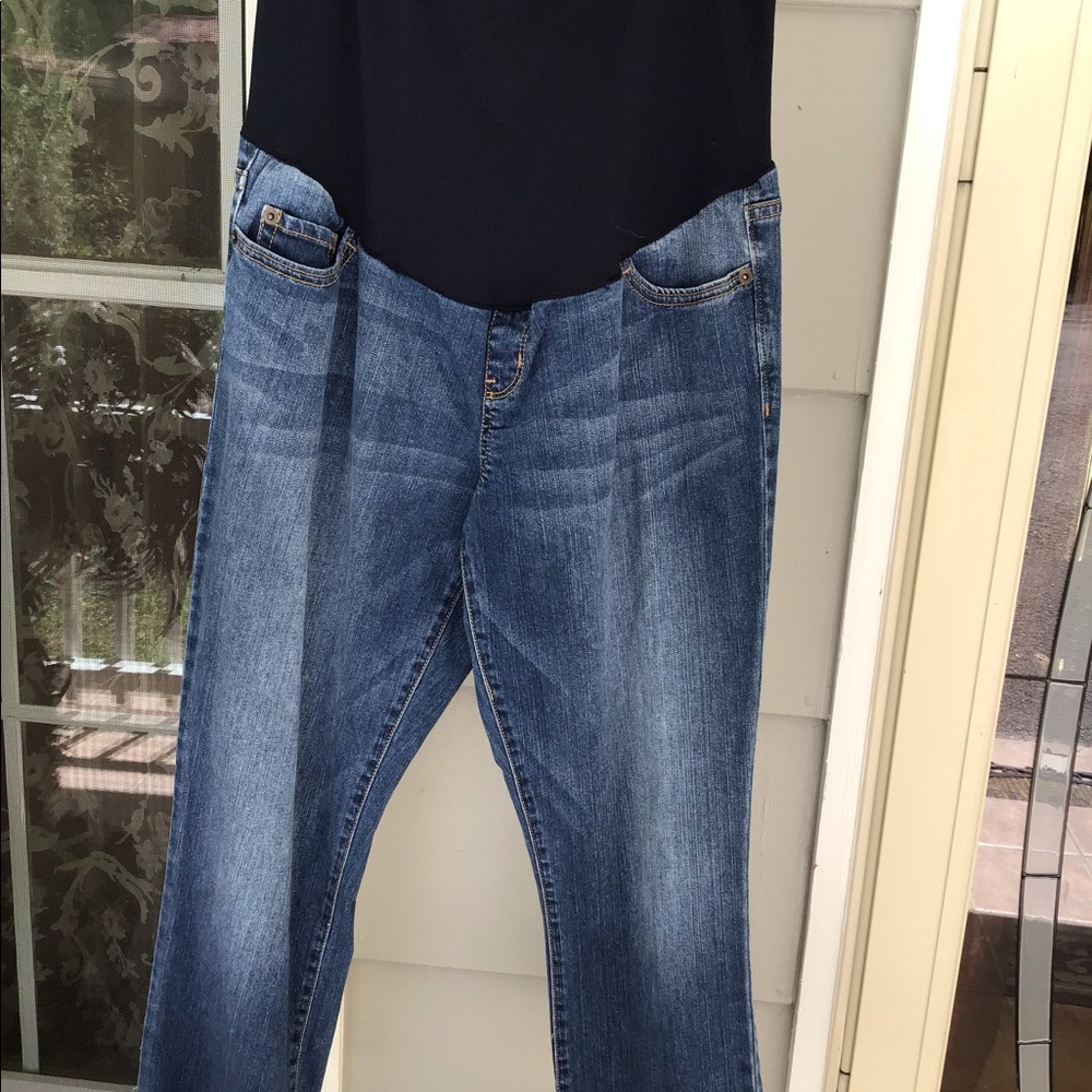Maternity Pants Jeans Size 6 high Belly Band Liz Lange. pregnancy pants Women’s